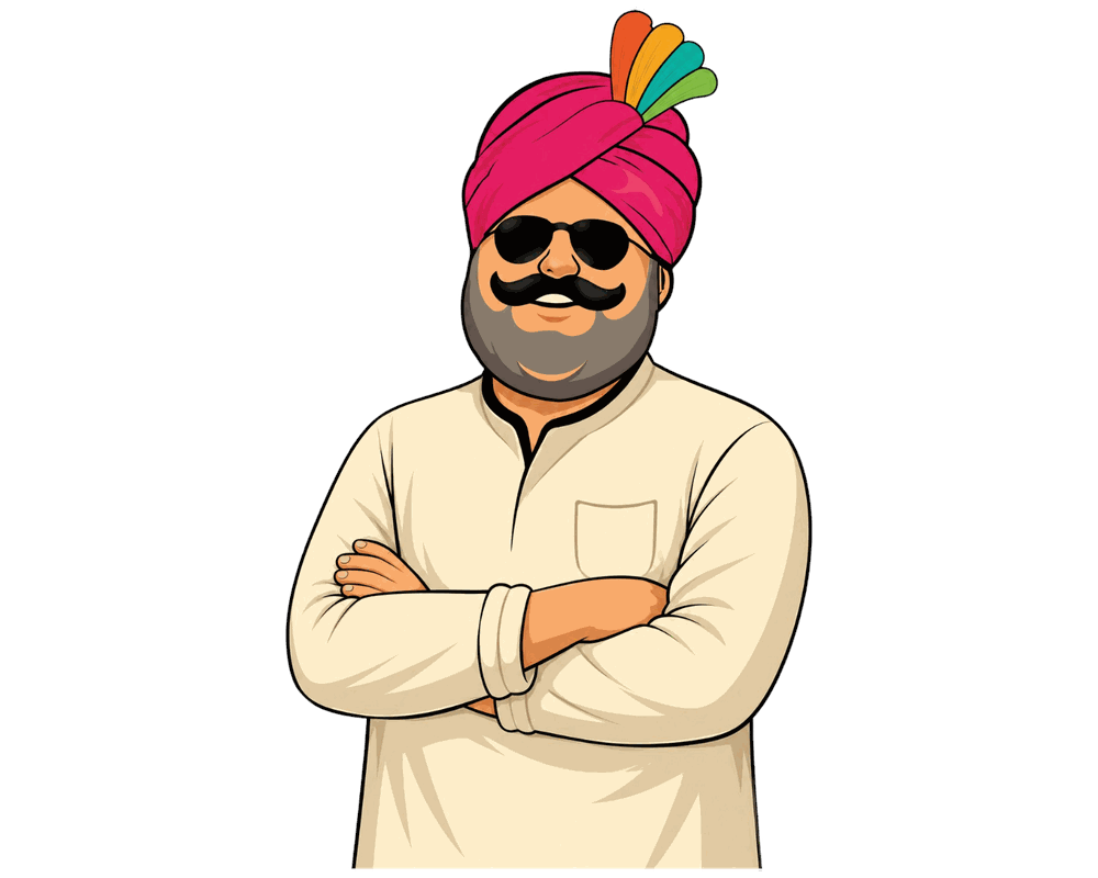 Chaudhary Gawala, the elder and authority of the pind