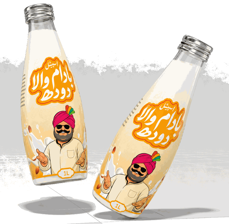 Gwala Fresh Milk bottle